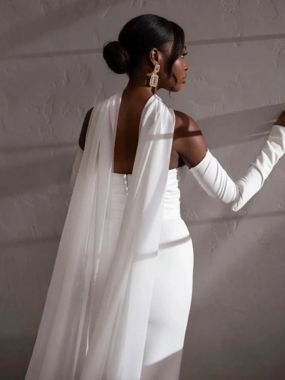 *NEW* Chiffon Bridal Neck Scarf